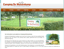 Tablet Screenshot of mussenkamp.nl